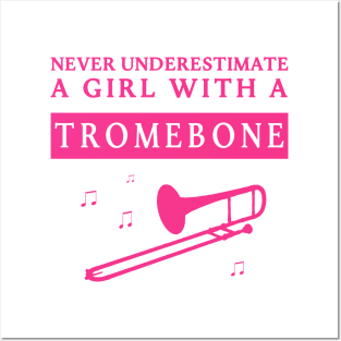 Underestimated Trombone Girl Posters and Art